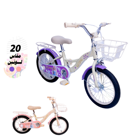 صورة دراجة أطفال مزينة بشخصيات مفضلة